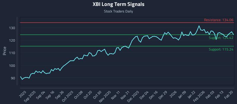 XBI Long Term Analysis for February 22 2026