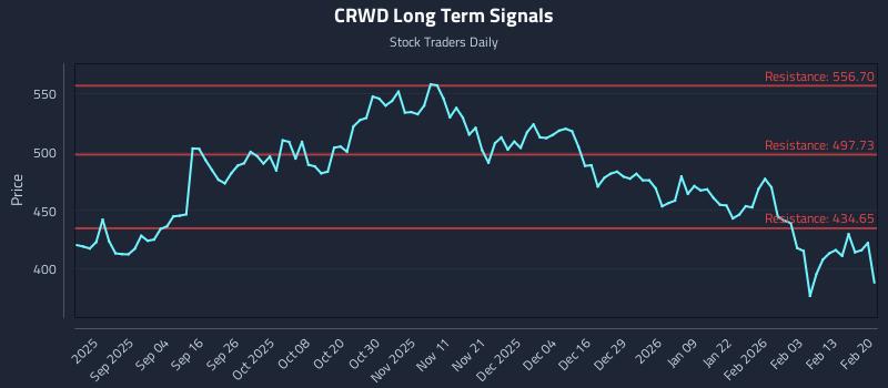 CRWD Long Term Analysis for February 22 2026