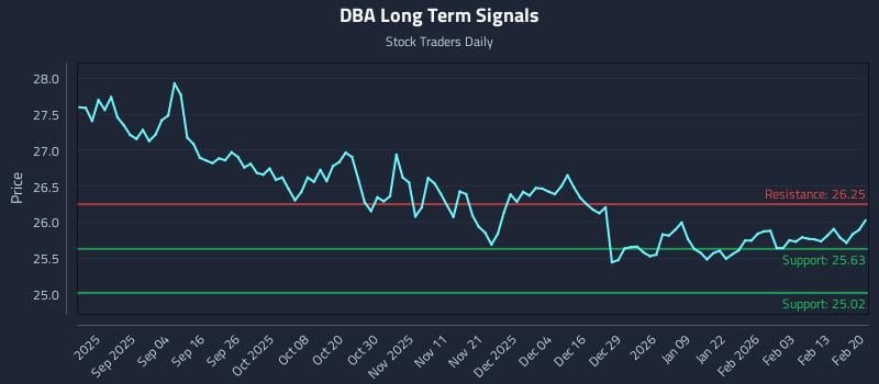 DBA Long Term Analysis for February 22 2026 DBA Long Term Analysis for February 22 2026