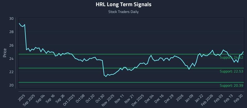 HRL Long Term Analysis for February 22 2026