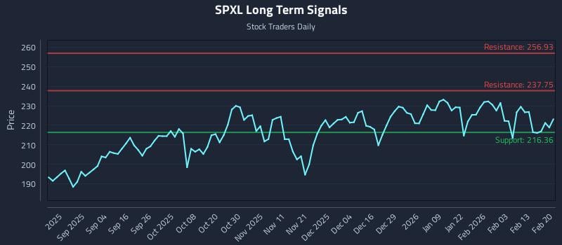 SPXL Long Term Analysis for February 22 2026