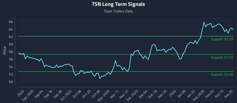 TSN Long Term Analysis for February 22 2026 TSN Long Term Analysis for February 22 2026