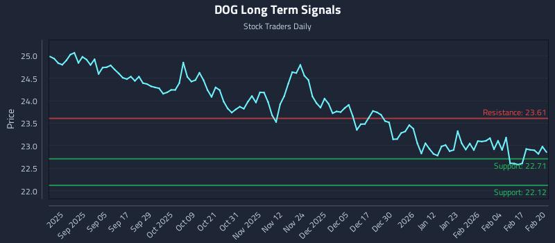 DOG Long Term Analysis for February 23 2026 DOG Long Term Analysis for February 23 2026