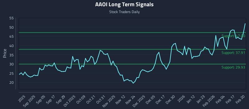 AAOI Long Term Analysis for February 23 2026 AAOI Long Term Analysis for February 23 2026