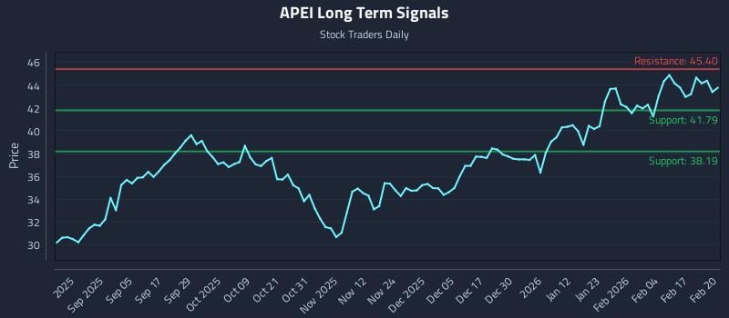 APEI Long Term Analysis for February 23 2026 APEI Long Term Analysis for February 23 2026
