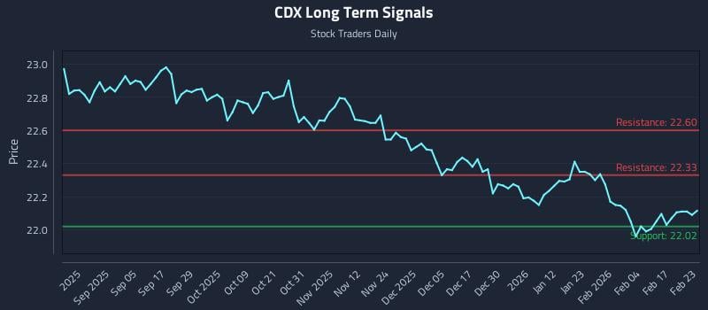 CDX Long Term Analysis for February 23 2026 CDX Long Term Analysis for February 23 2026