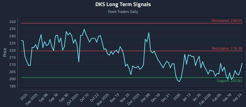 DKS Long Term Analysis for February 24 2026 DKS Long Term Analysis for February 24 2026