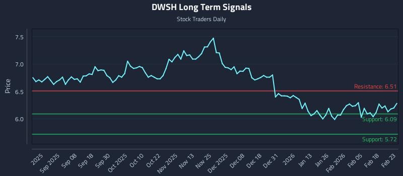 DWSH Long Term Analysis for February 24 2026 DWSH Long Term Analysis for February 24 2026