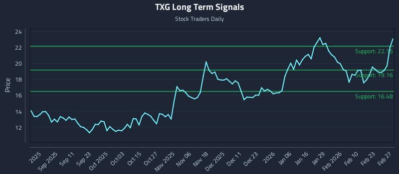 TXG Long Term Analysis for February 27 2026