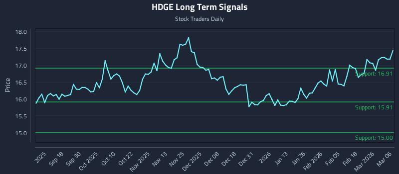 HDGE Long Term Analysis for March 8 2026