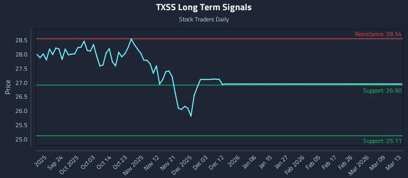 TXSS Long Term Analysis for March 14 2026 TXSS Long Term Analysis for March 14 2026