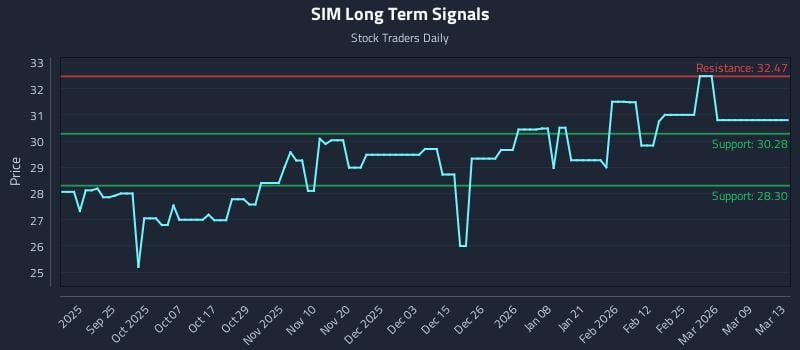 SIM Long Term Analysis for March 14 2026