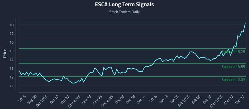 ESCA Long Term Analysis for March 18 2026