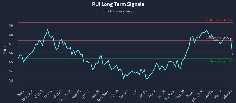 PUI Long Term Analysis for March 21 2026