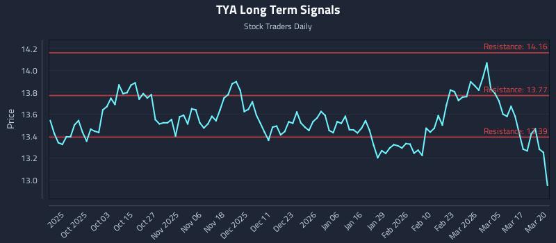 TYA Long Term Analysis for March 23 2026