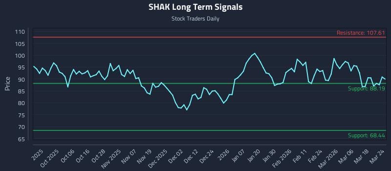 SHAK Long Term Analysis for March 24 2026