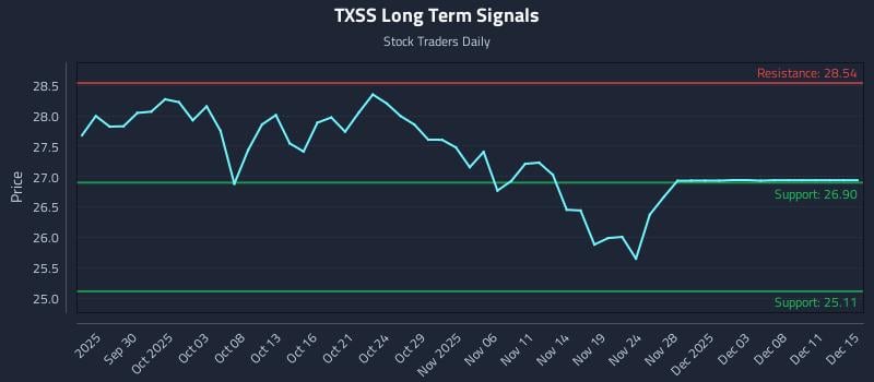 TXSS Long Term Analysis for March 25 2026