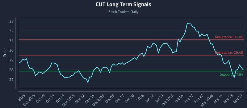 CUT Long Term Analysis for March 29 2026 CUT Long Term Analysis for March 29 2026