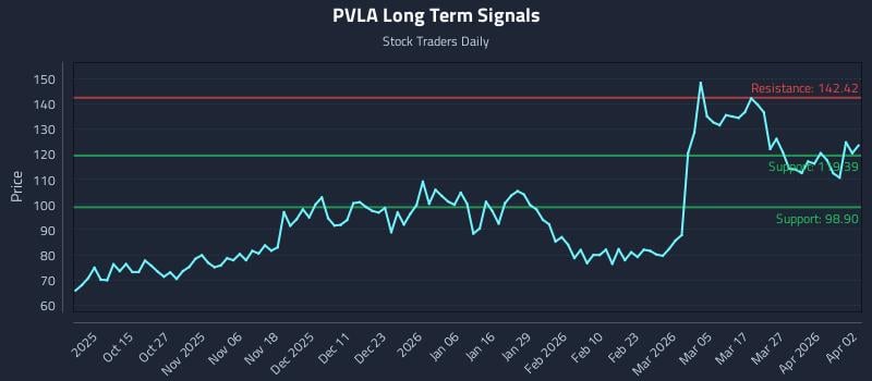 PVLA Long Term Analysis for April 5 2026