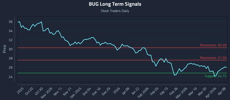 BUG Long Term Analysis for April 8 2026