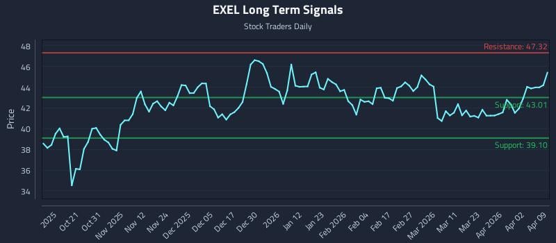 EXEL Long Term Analysis for April 9 2026