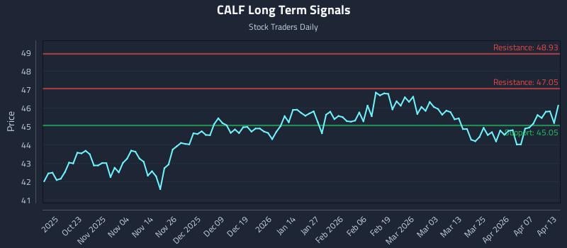 CALF Long Term Analysis for April 13 2026