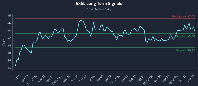 EXEL Long Term Analysis for April 20 2026