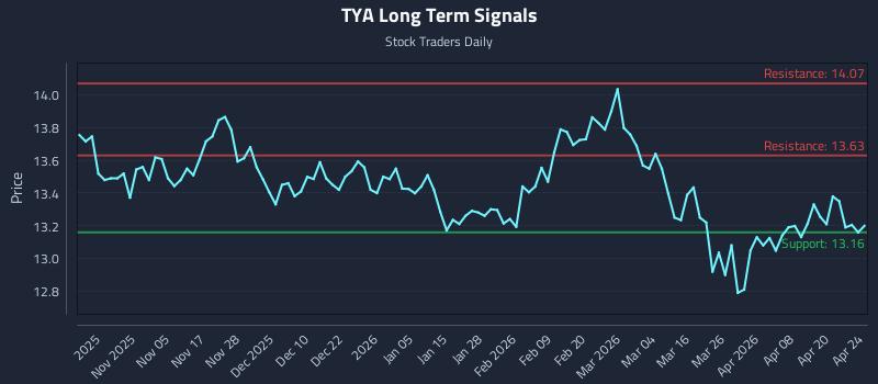 TYA Long Term Analysis for April 25 2026