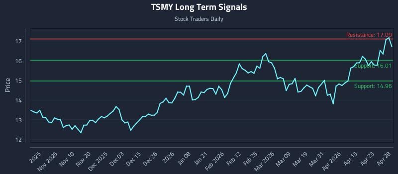 TSMY Long Term Analysis for April 29 2026