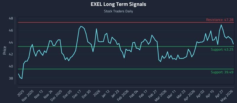 EXEL Long Term Analysis for May 1 2026