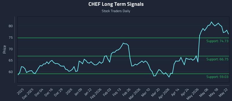 CHEF Long Term Analysis for May 23 2026