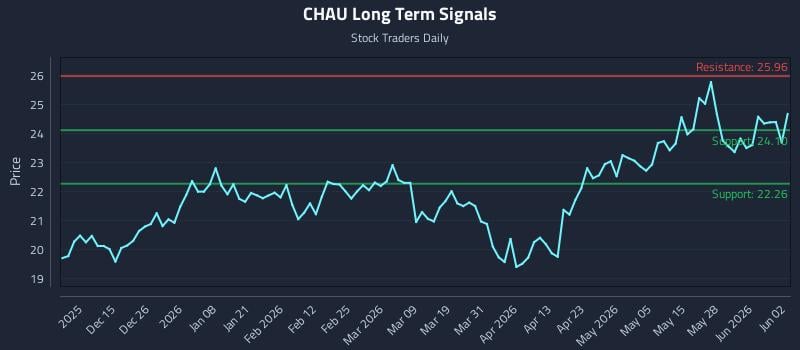 CHAU Long Term Analysis for June 3 2026