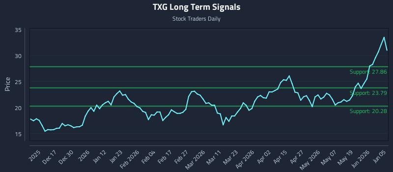 TXG Long Term Analysis for June 7 2026 TXG Long Term Analysis for June 7 2026