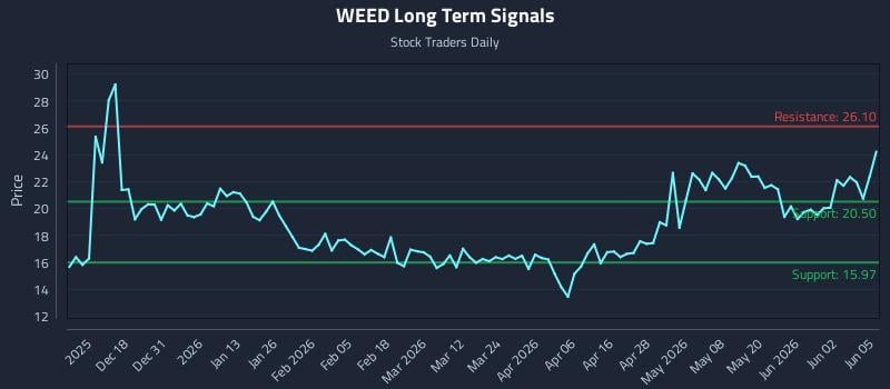 WEED Long Term Analysis for June 8 2026 WEED Long Term Analysis for June 8 2026
