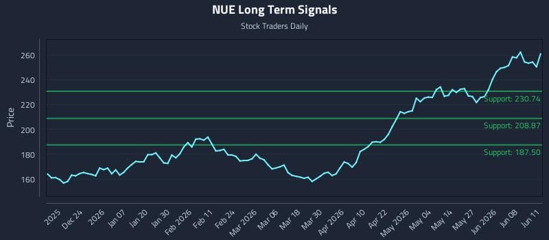 NUE Long Term Analysis for June 12 2026