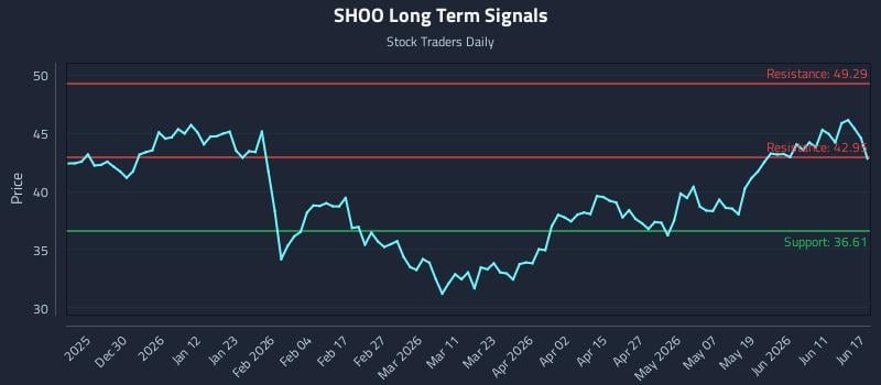 SHOO Long Term Analysis for June 17 2026 SHOO Long Term Analysis for June 17 2026