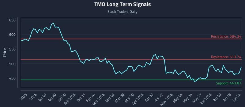 TMO Long Term Analysis for June 24 2026