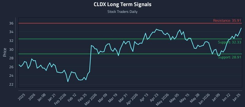 CLDX Long Term Analysis for June 25 2026