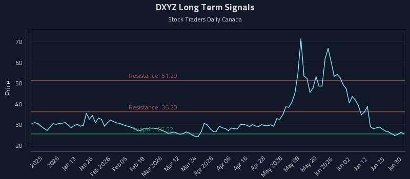 DXYZ Long Term Analysis for July 1 2026