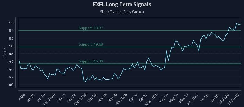 EXEL Long Term Analysis for July 7 2026 EXEL Long Term Analysis for July 7 2026