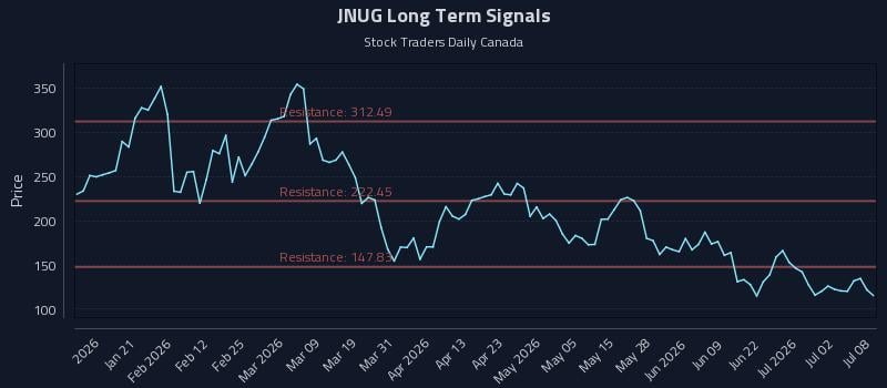 JNUG Long Term Analysis for July 8 2026