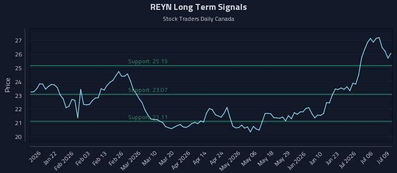 REYN Long Term Analysis for July 9 2026 REYN Long Term Analysis for July 9 2026