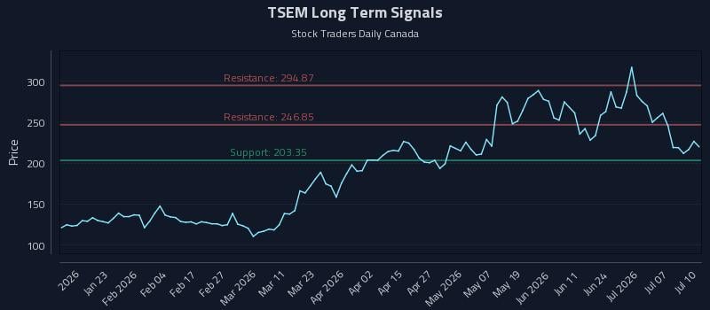TSEM Long Term Analysis for July 10 2026