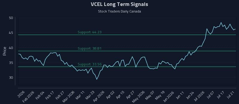 VCEL Long Term Analysis for July 22 2026 VCEL Long Term Analysis for July 22 2026
