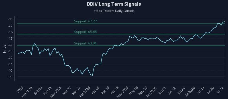 DDIV Long Term Analysis for July 23 2026