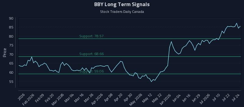 Precision Trading with Best Buy Co. Inc. (BBY) Risk Zones