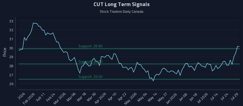 CUT Long Term Analysis for July 29 2026 CUT Long Term Analysis for July 29 2026