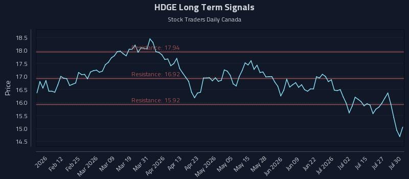 HDGE Long Term Analysis for July 30 2026