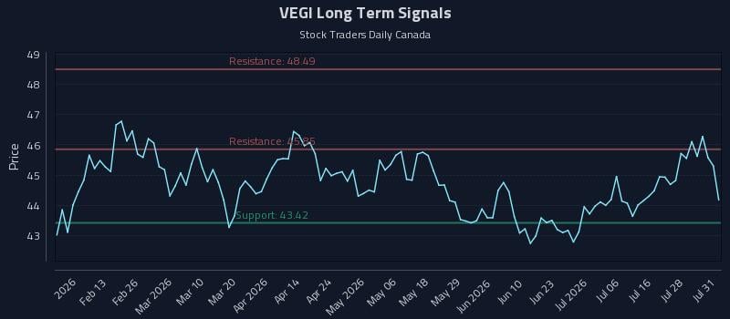VEGI Long Term Analysis for August 3 2026