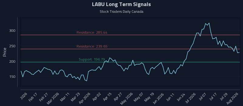 LABU Long Term Analysis for August 4 2026